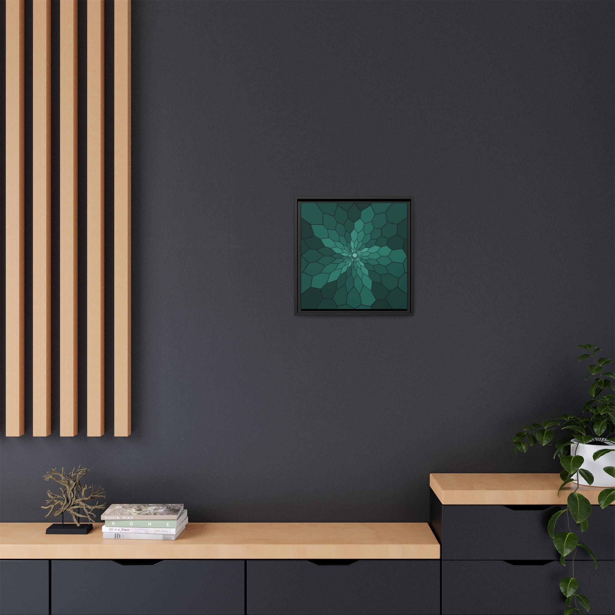 Matte Canvas, Framed (Multi-color)