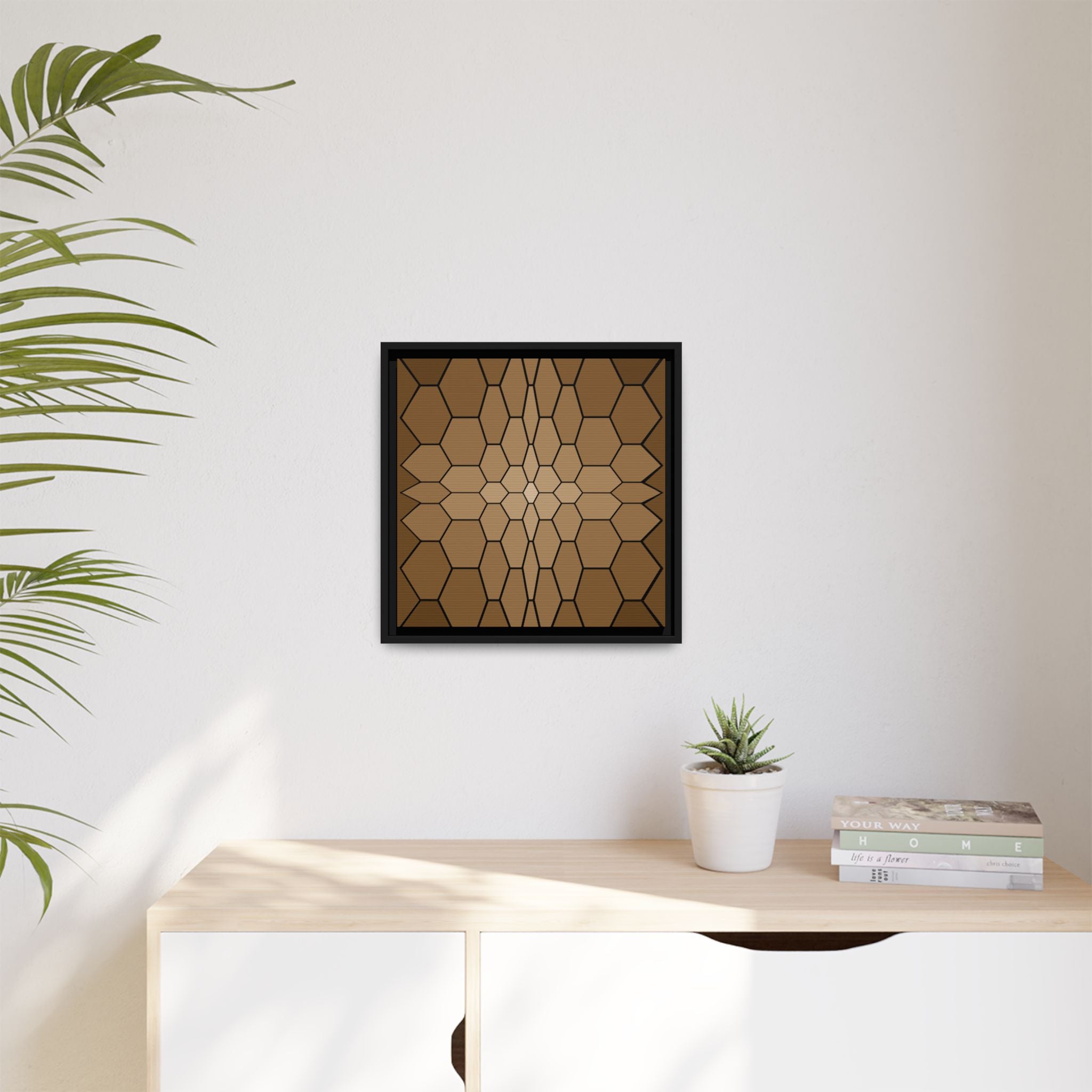 Matte Canvas, Framed (Multi-color)