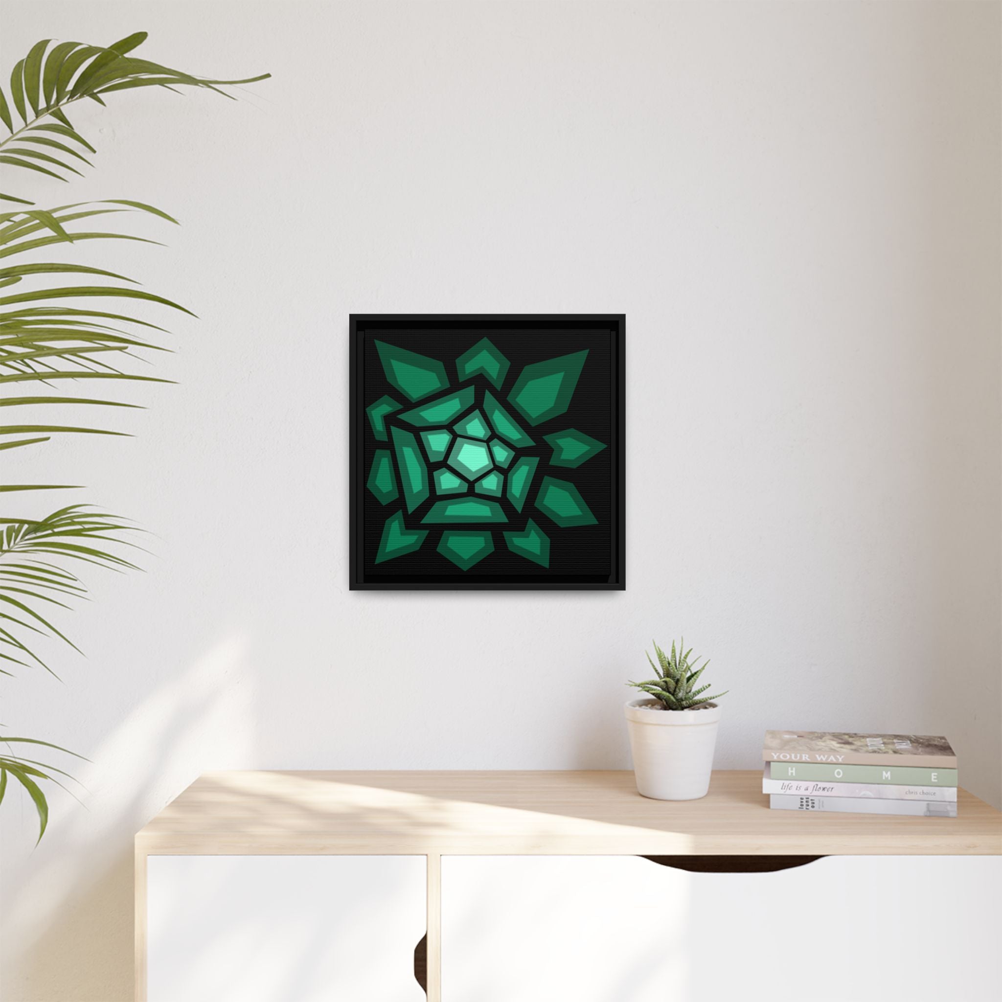 Matte Canvas, Framed (Multi-color)