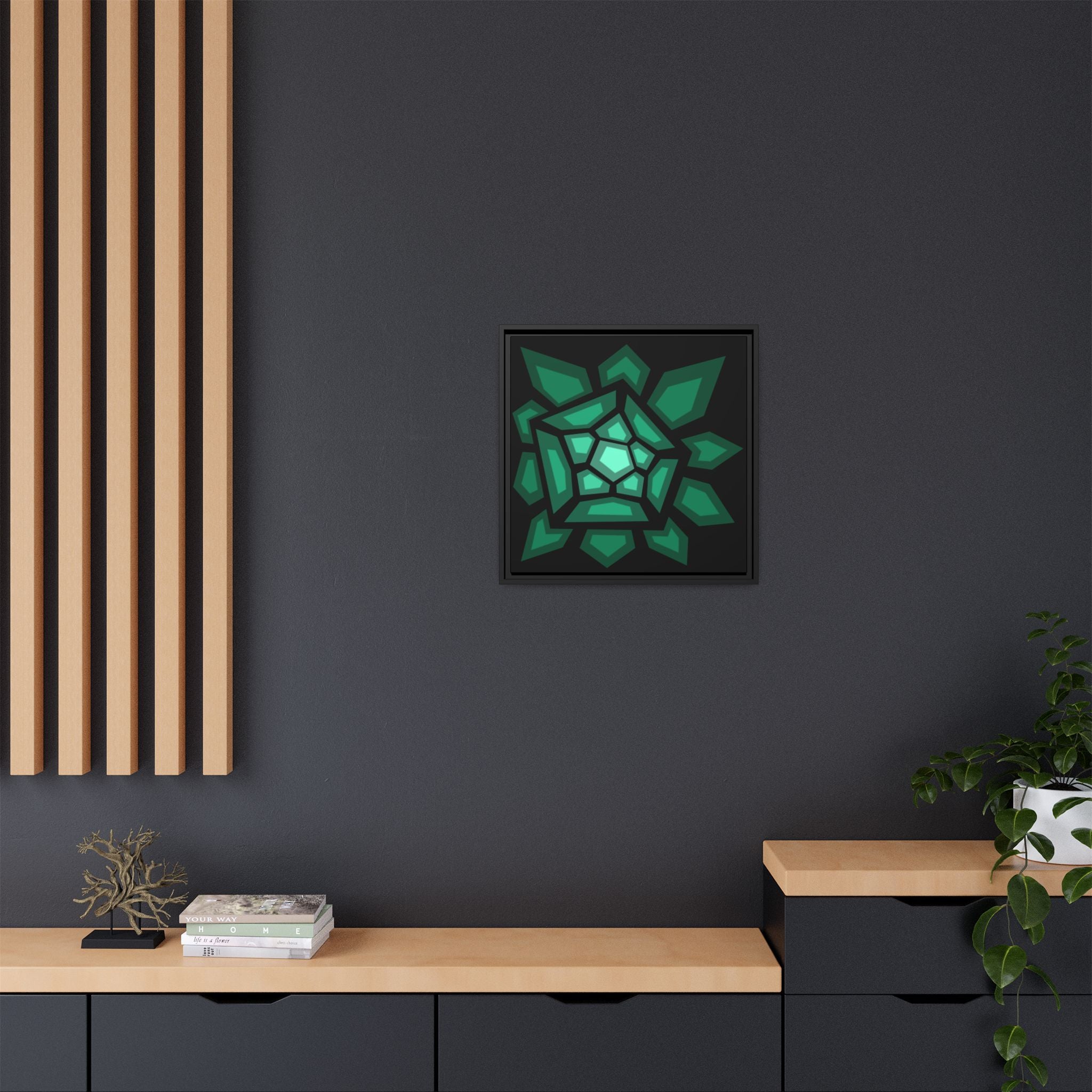 Matte Canvas, Framed (Multi-color)