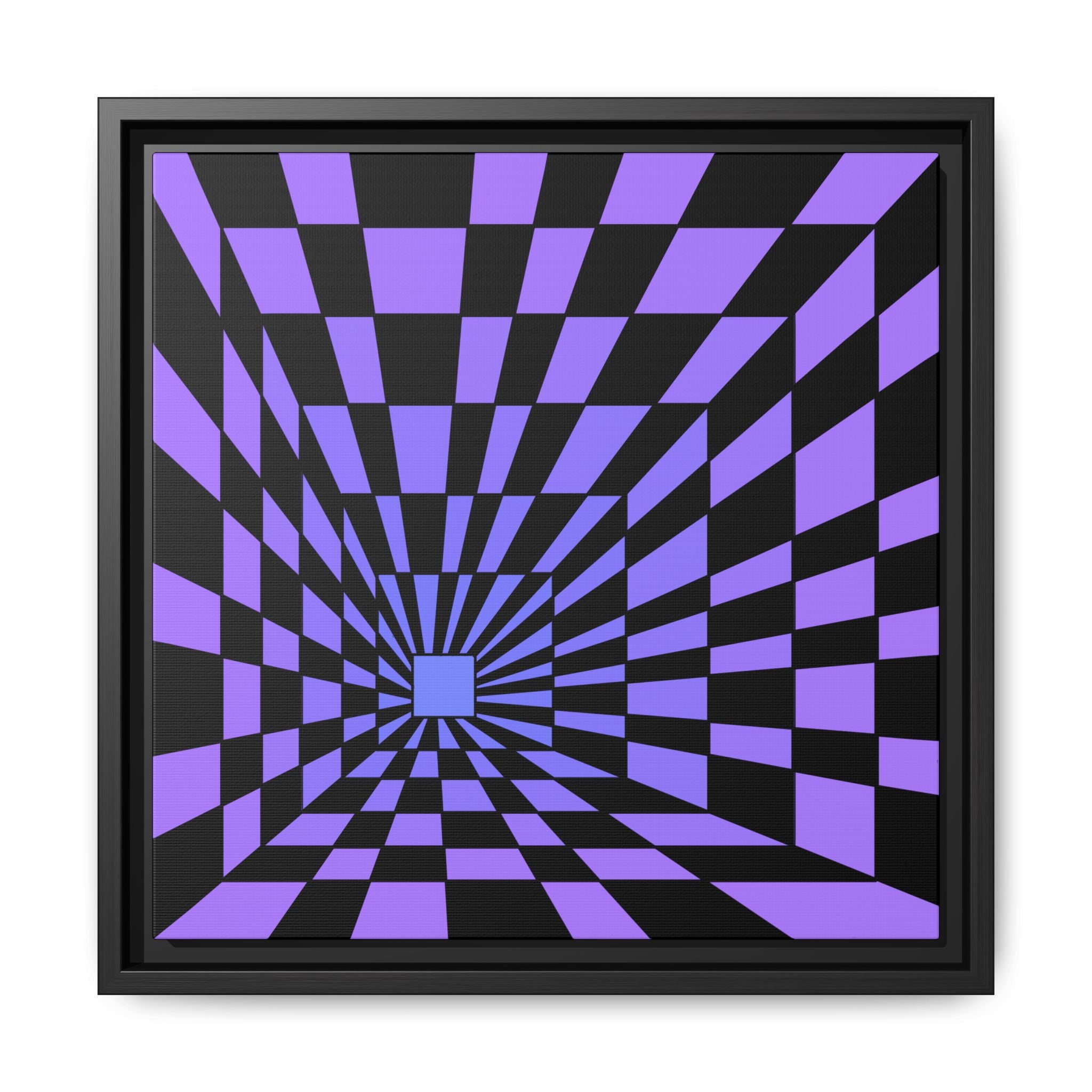 Matte Canvas, Framed (Multi-color) 14" x 14" Black 1.25"