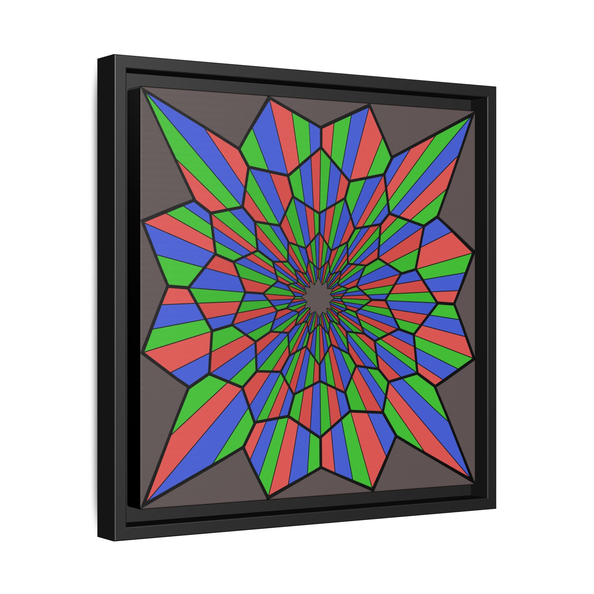 Matte Canvas, Framed (Multi-color)