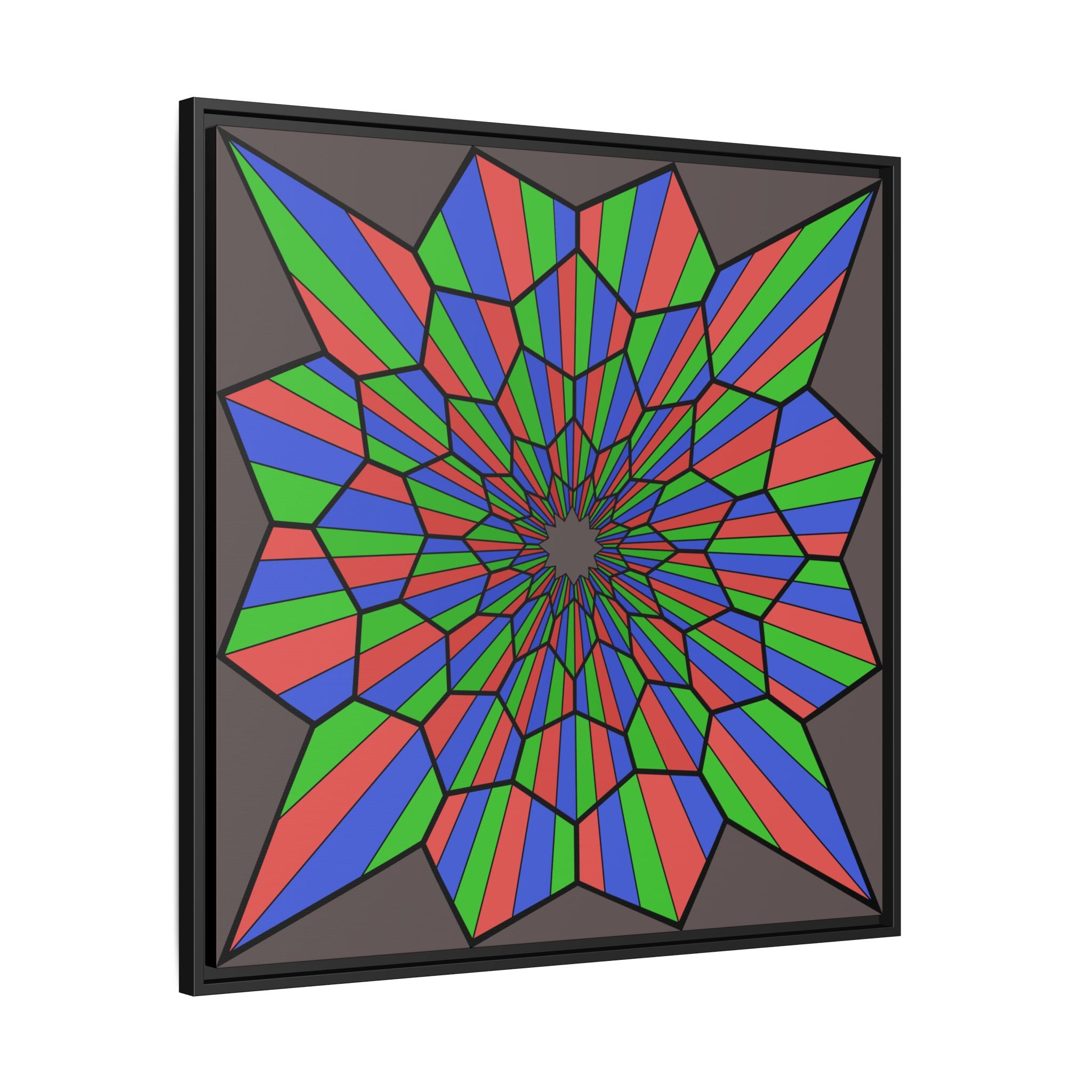 Matte Canvas, Framed (Multi-color)