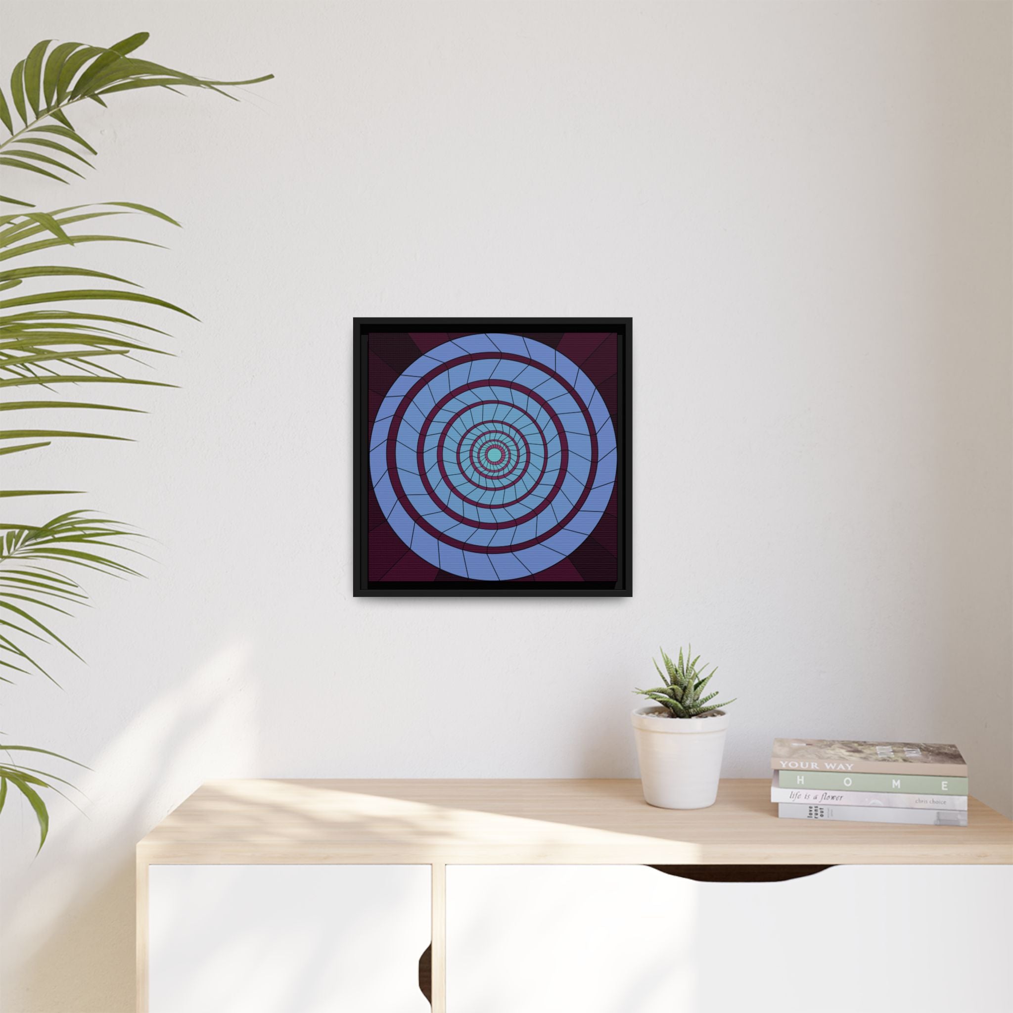 Matte Canvas, Framed (Multi-color)